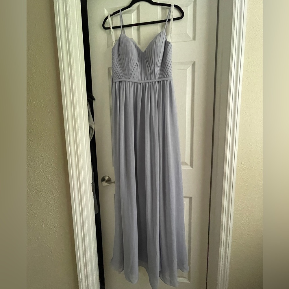 Azazie Bridesmaid Dress Zuma in Dusty Lavender